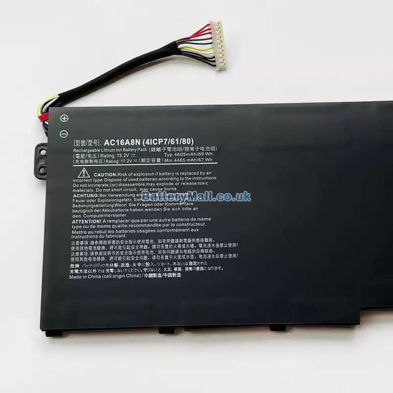 battery for Acer AC16A8N