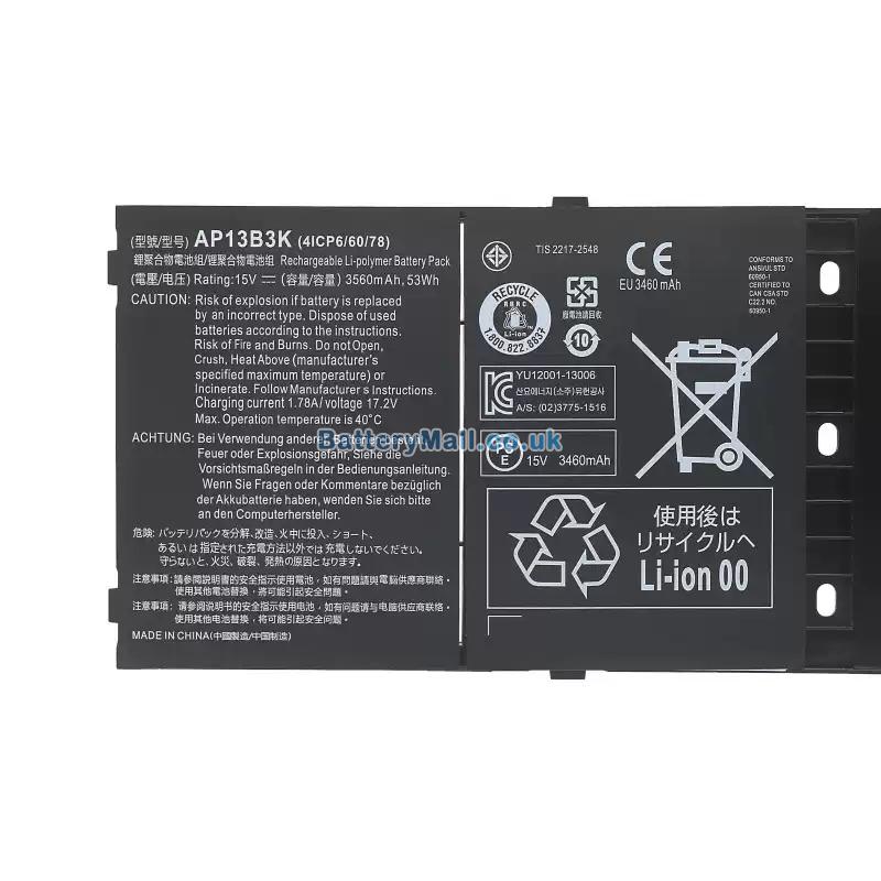 battery for Acer Aspire V5-572P-21276G50akk