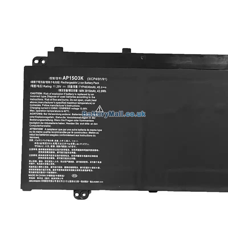 battery for Acer Swift 5 SF515-51T-76B6