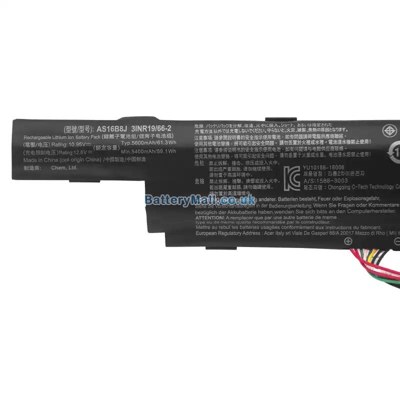 battery for Acer Aspire F5-573G-56KD