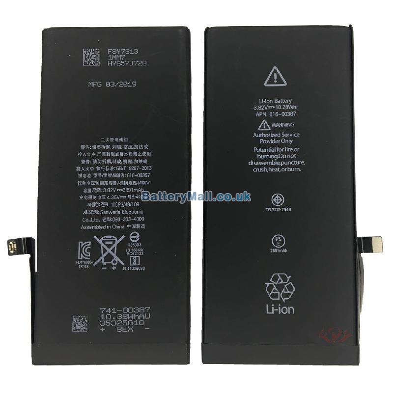 battery for Apple iphone 8 plus