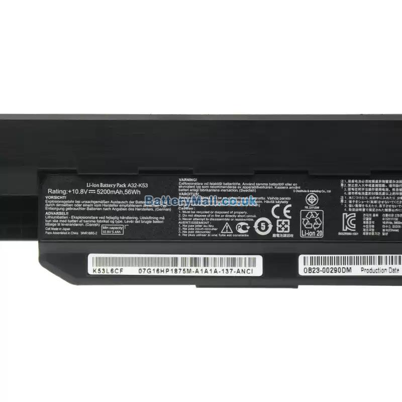 battery for Asus A43JR