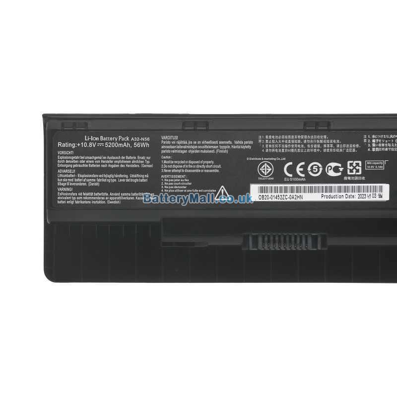 battery for Asus N46VM