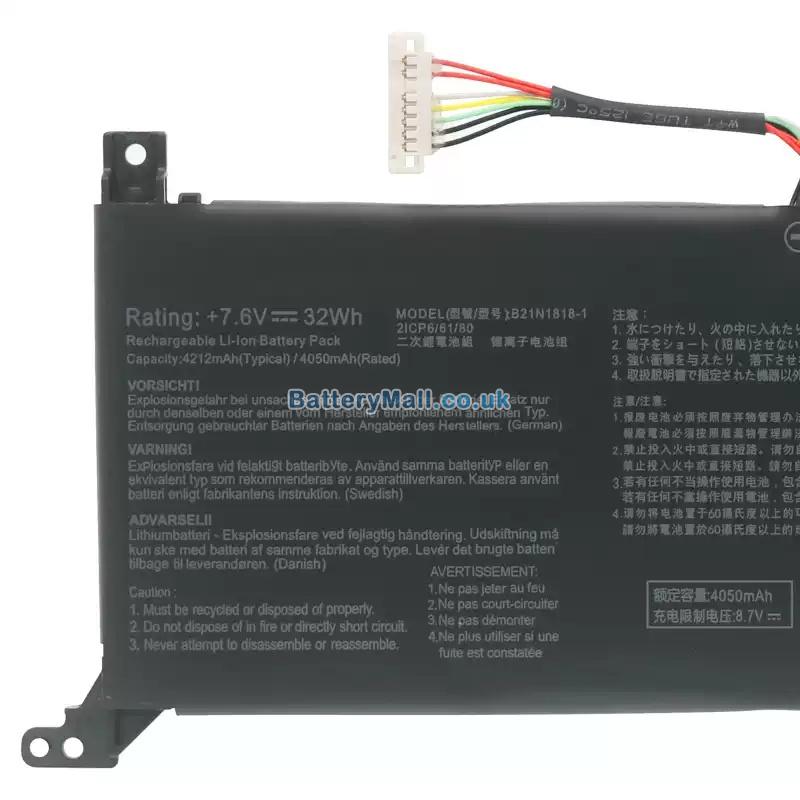 battery for Asus VivoBook 17 S712EA-BX387W