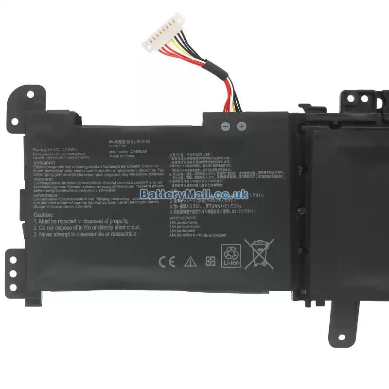 battery for Asus X510UR