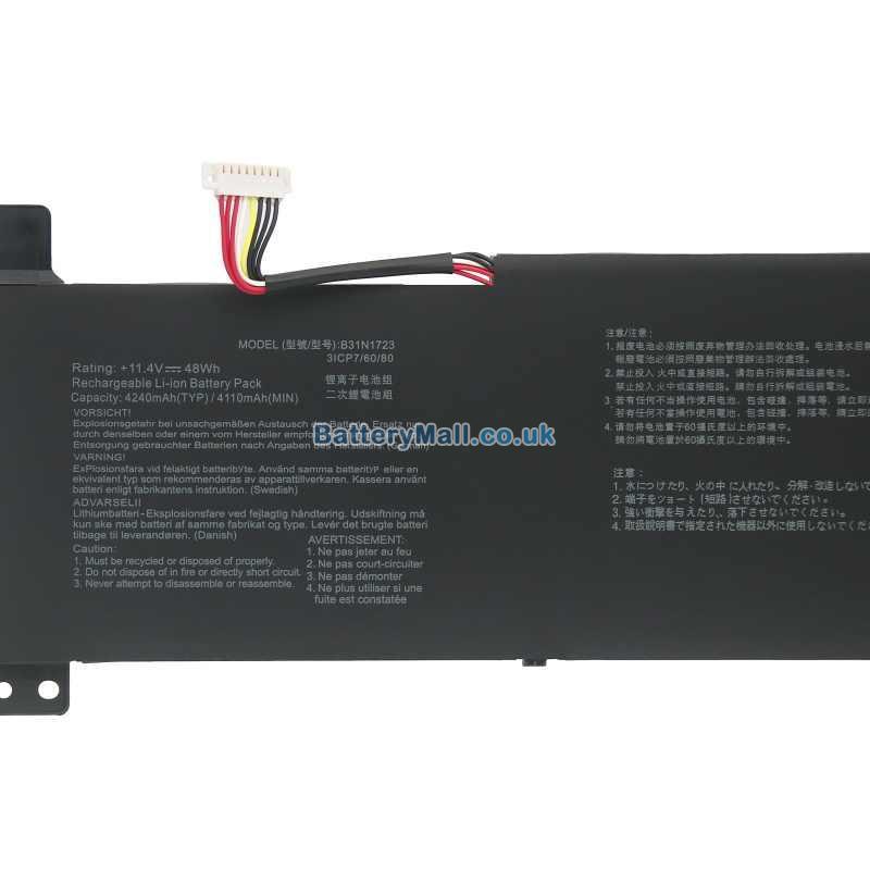 battery for Asus VivoBook R570UD