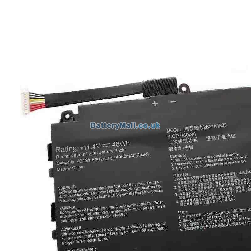 battery for Asus ExpertBook P2 P2451FB-EB0286R
