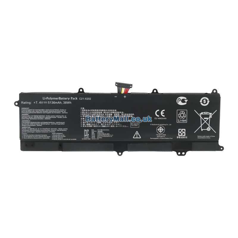 battery for Asus VivoBook F201E-KX066H