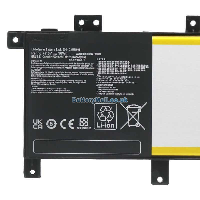 battery for Asus Vivobook X456UJ