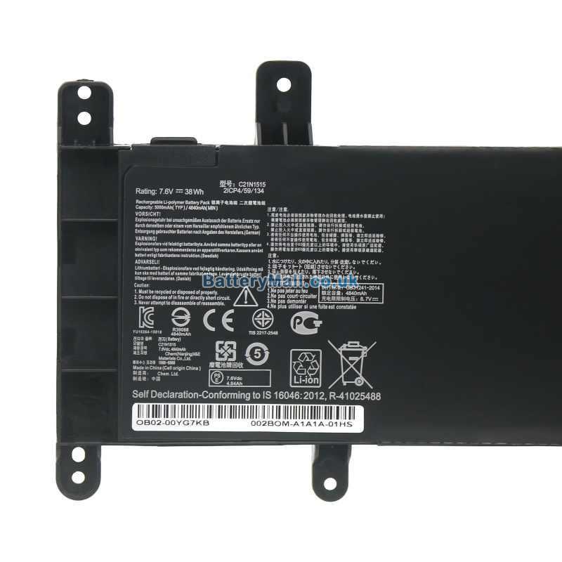 battery for Asus F756UV-TY135T