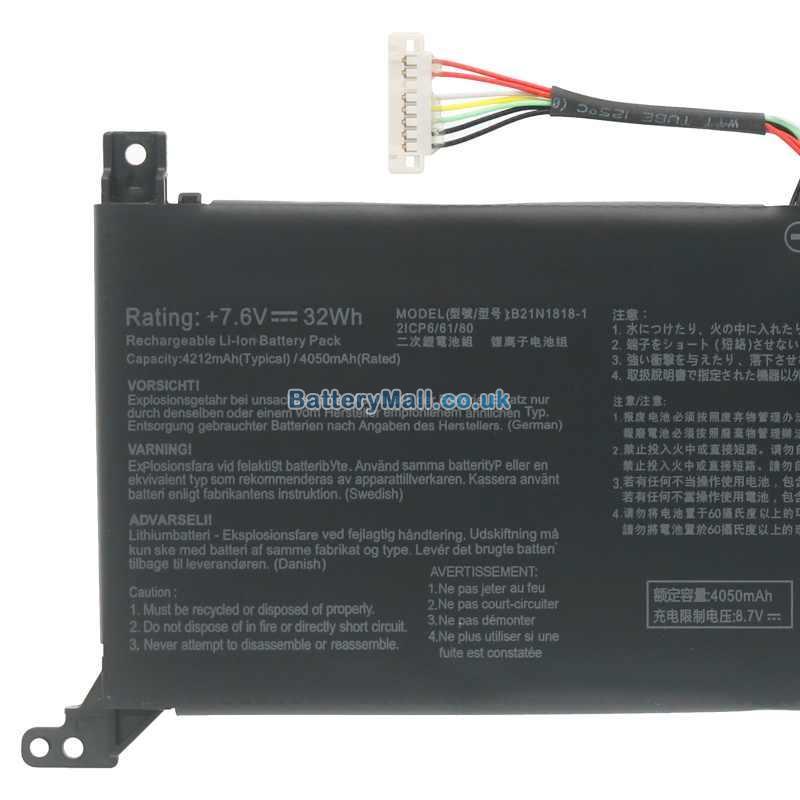 battery for Asus VivoBook 15 X509FB