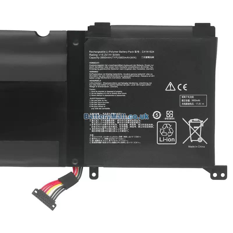 battery for Asus ZenBook Pro UX501VW-FJ067T-BE