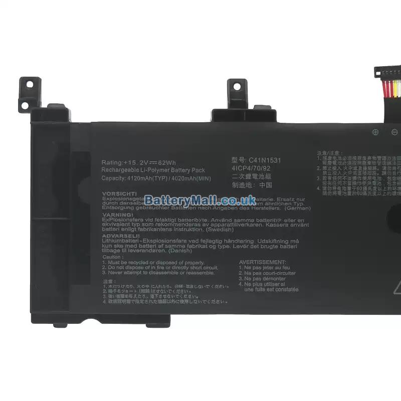 battery for Asus GL502VS-FY370T