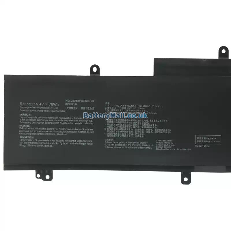 battery for Asus ROG Zephyrus S15 GX502LXS