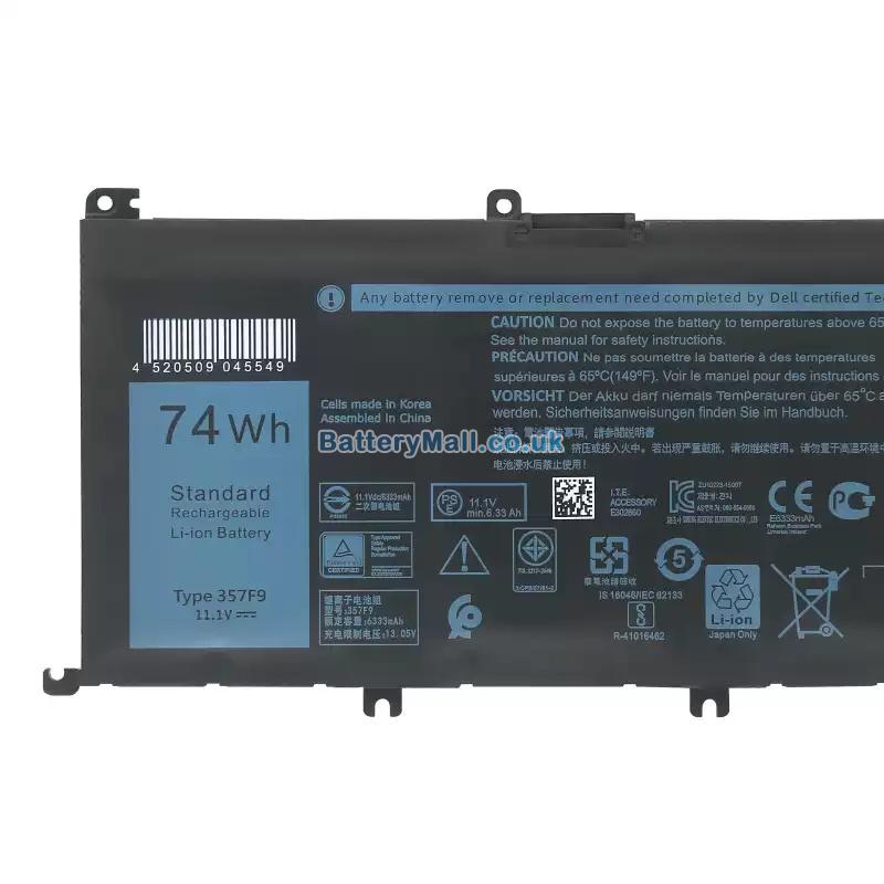 battery for Dell P65F