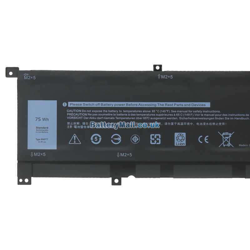 battery for Dell Precision 5530 2-in-1