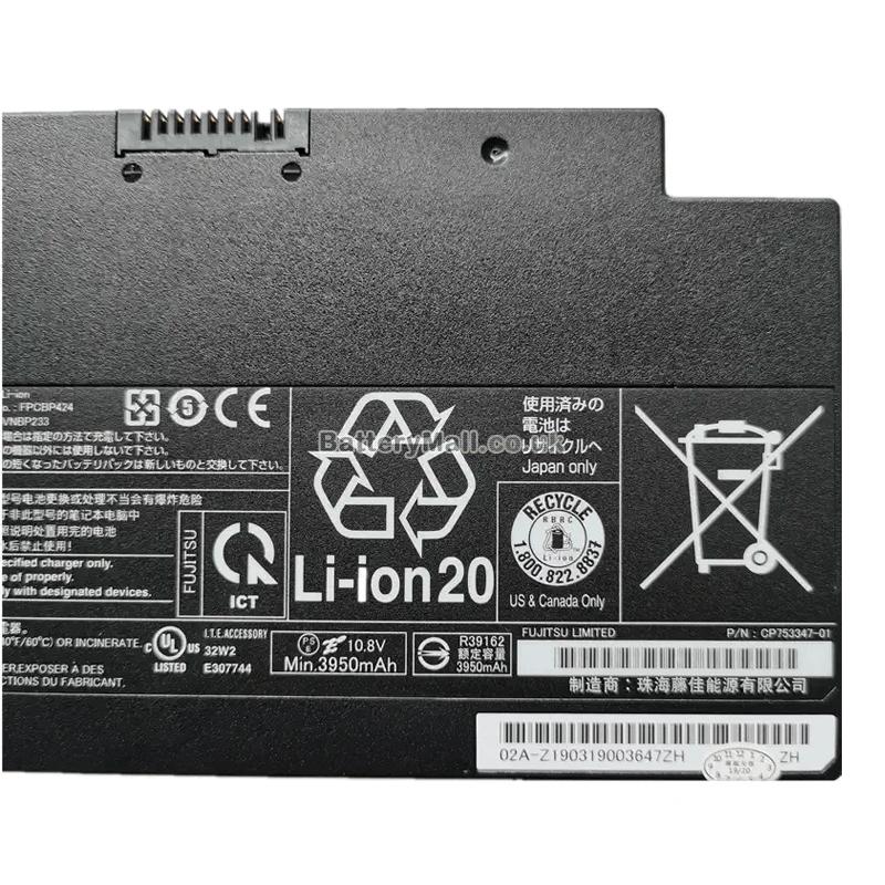 battery for Fujitsu FPCBP424