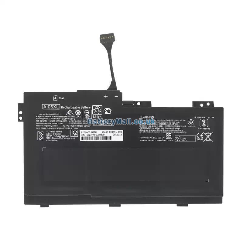 battery for HP HSTNN-C86C