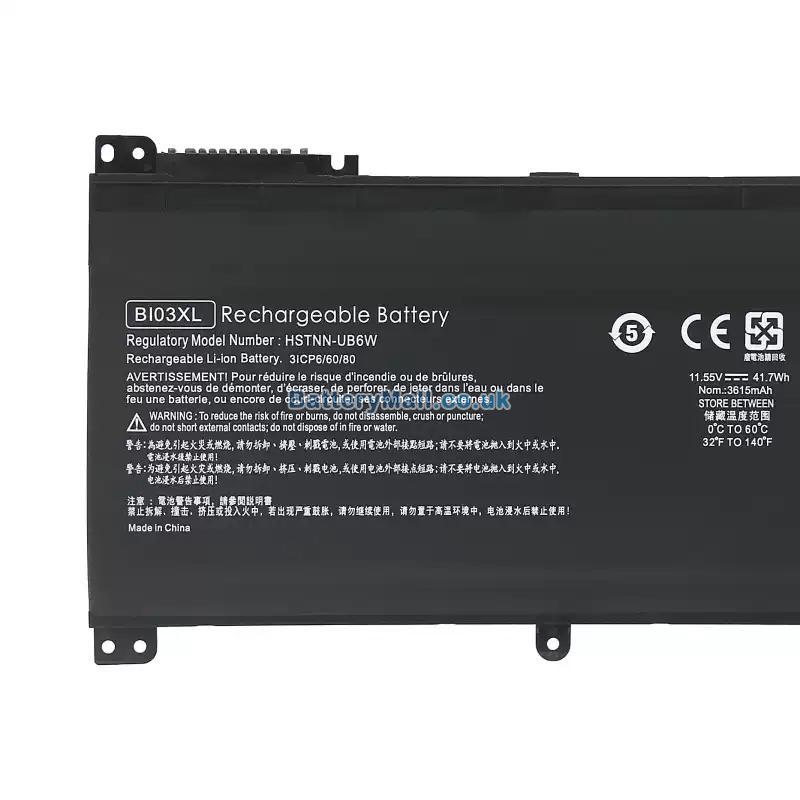 battery for HP ZBook Fury 17 G7 Mobile Workstation