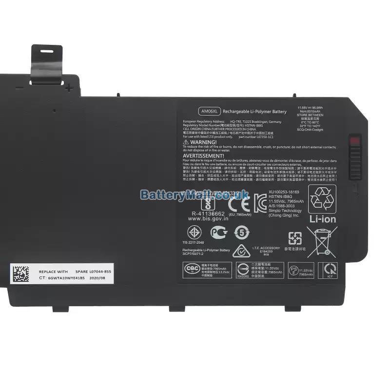 battery for HP ZBook 17 G5(2ZC46EA)