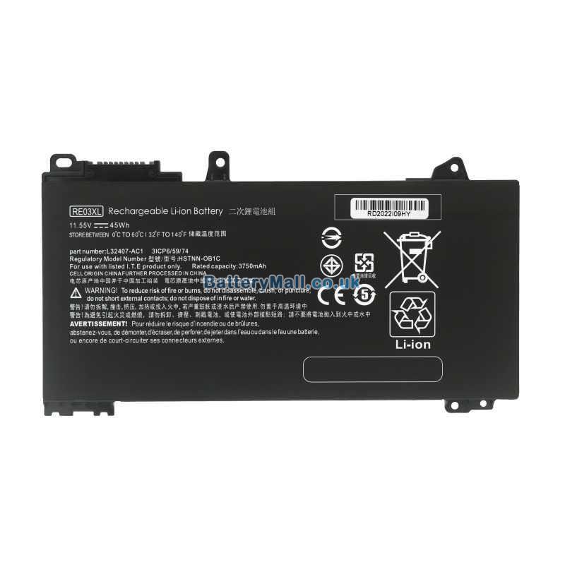 battery for HP HSTNN-W92C