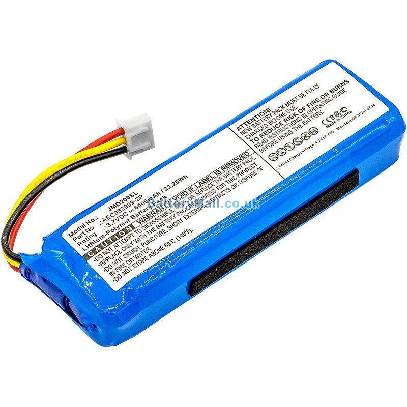 battery for JBL AEC982999-2P