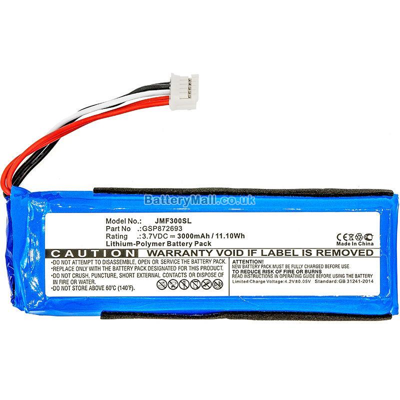 battery for JBL Flip 3 Portable Speaker
