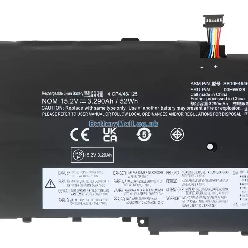 battery for Lenovo ThinkPad X1 Carbon(20FB006AGE)