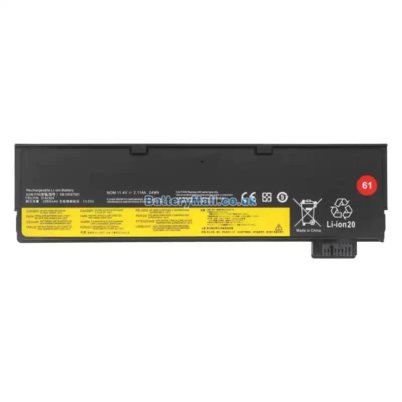 battery for Lenovo ThinkPad T470 20HD000DEE