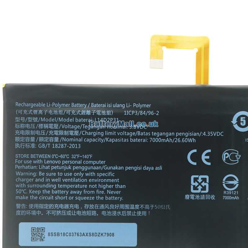 battery for Lenovo TAB 2 A10-70