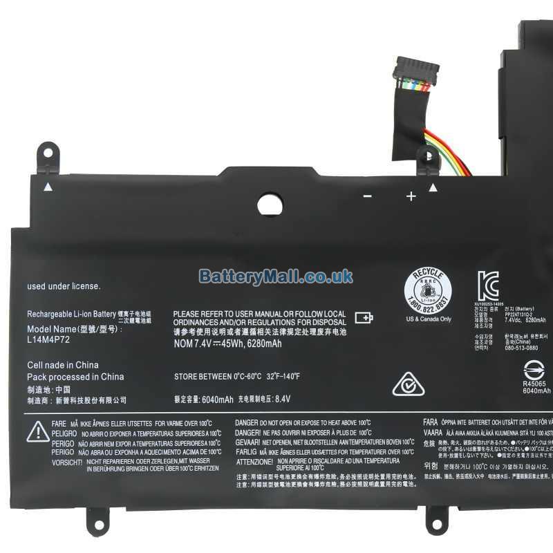 battery for Lenovo L14M4P72