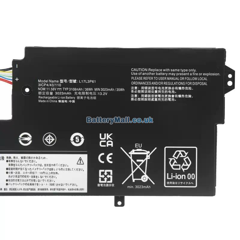 battery for Lenovo Xiaoxin Chao 7000 - 13