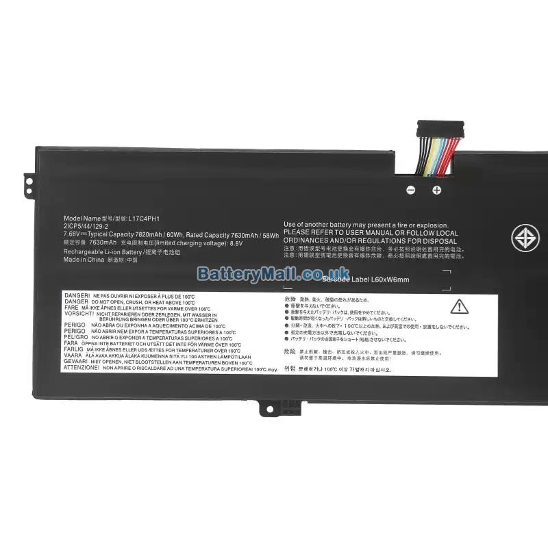 battery for Lenovo L17C4PH1