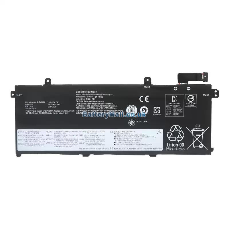 battery for Lenovo ThinkPad P43s-20RH002FSP