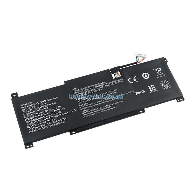 battery for MSI Katana GF76 12UC-001NL