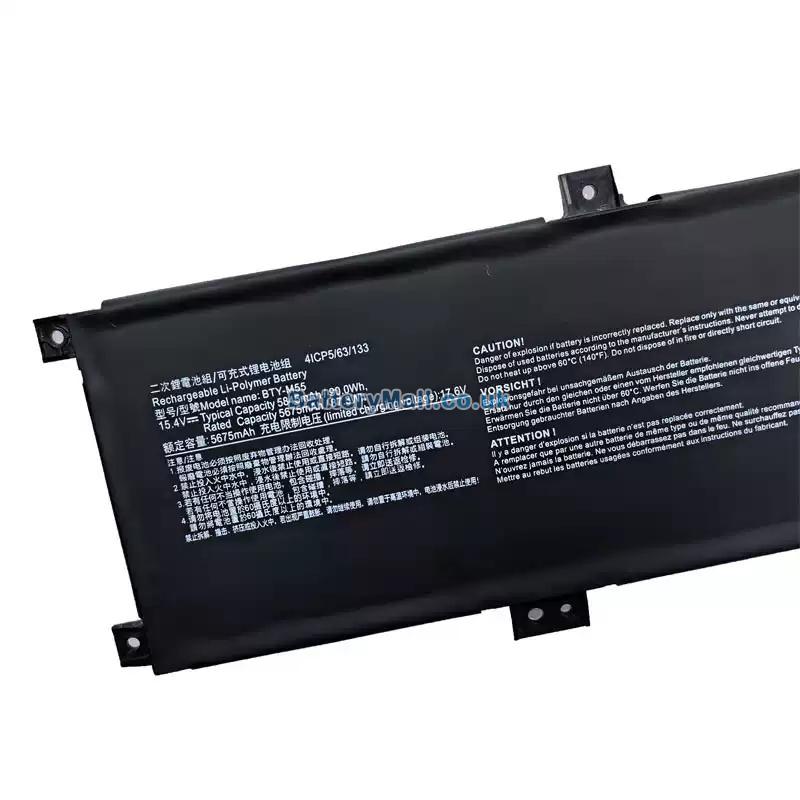 battery for MSI Pulse 15 B13VGK