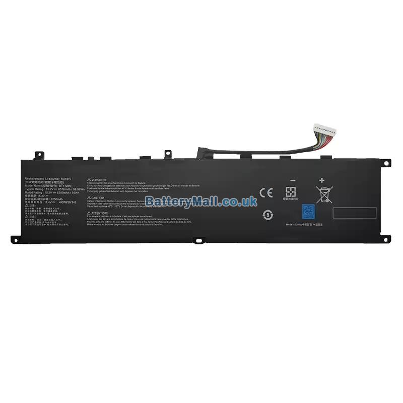 battery for MSI Creator 15 A10SF