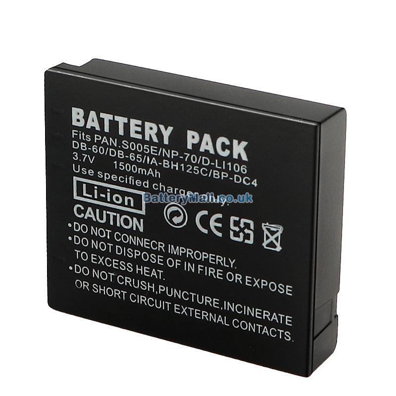 battery for Panasonic FINEPIX F20
