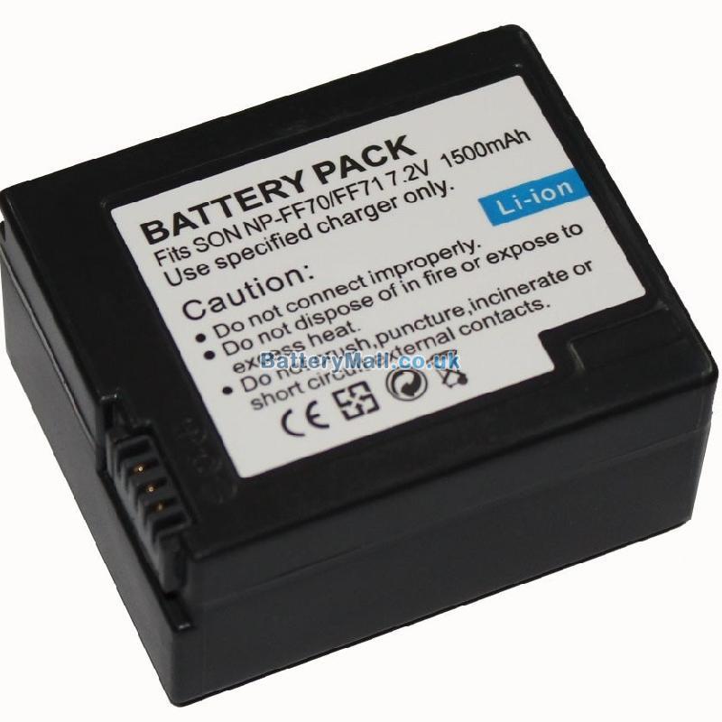 battery for Sony NP-FF70