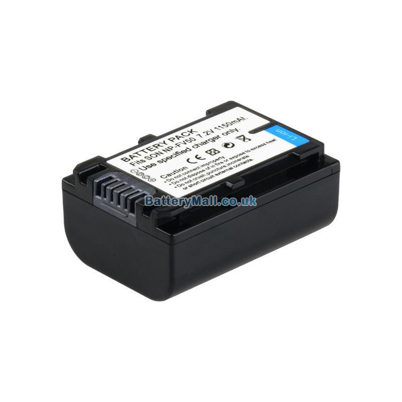 battery for Sony np-fv50